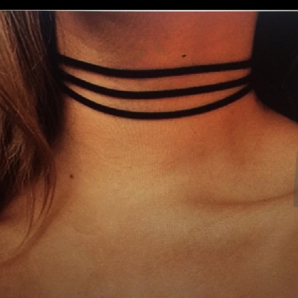 ☆☆☆TIMELESS 3 STRANDED LEATHER CHOKER☆☆☆